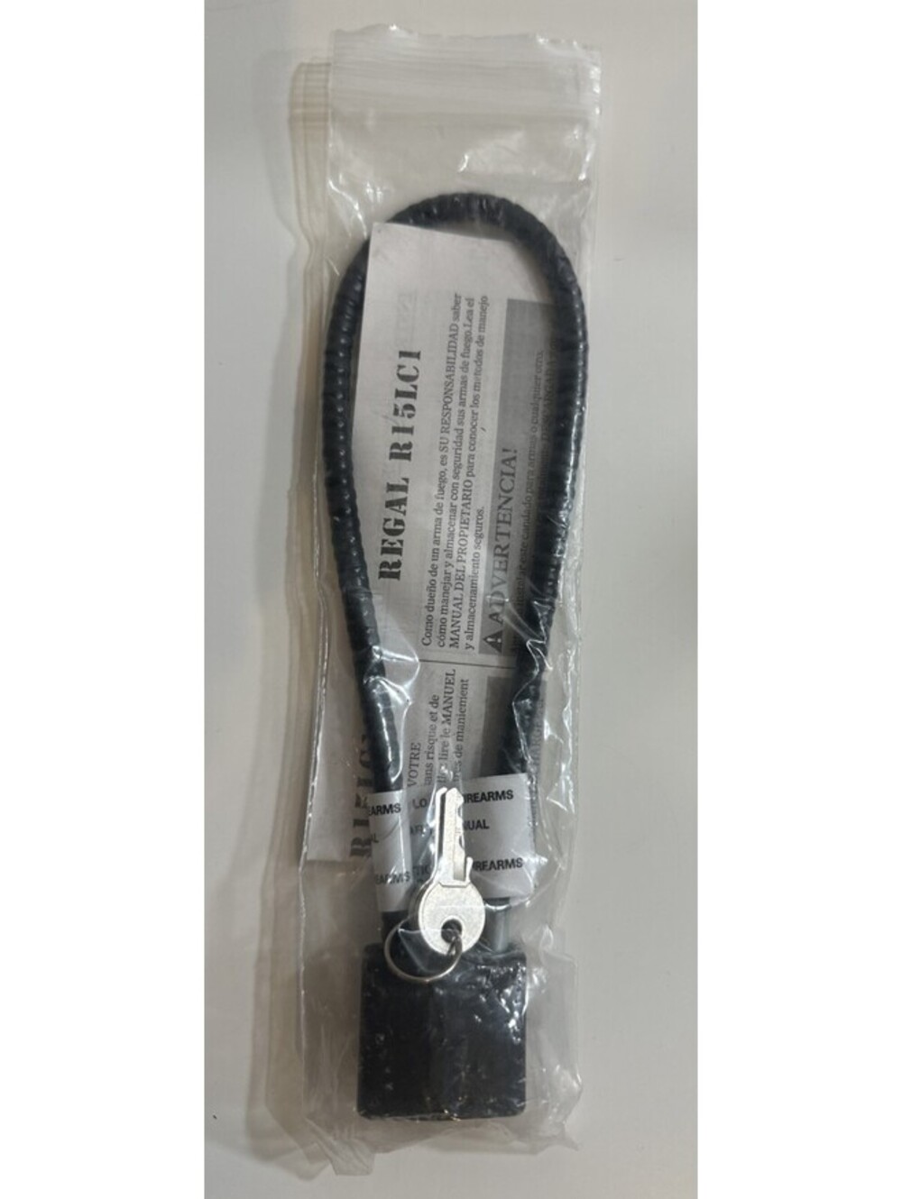 Regal R15LC Gun Safety Cable Lock With Keys - Picture 6 of 9